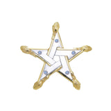 Silver Broomstick Pendant MPD875