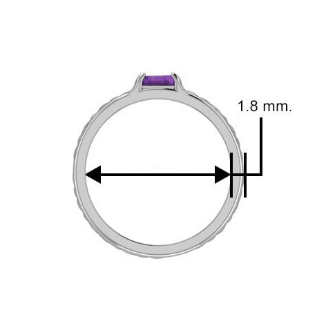 Celtic Knotwork Silver and 14K Gold Accent Wedding Ring with Gemstone MRI2361