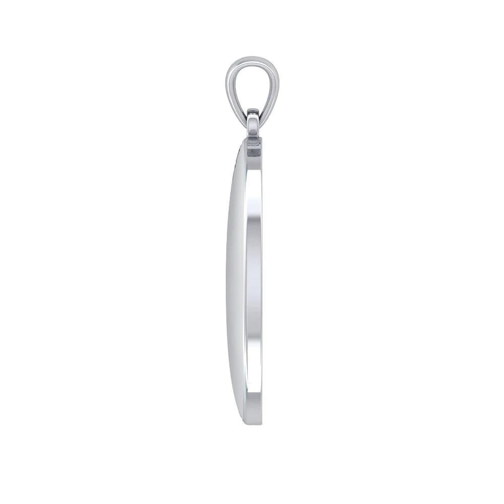Sigil of the Archangel Zadkiel Small Sterling Silver Pendant TPD6016