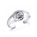 Sun Moon Silver Pentagram Bracelet - Magicksymbols