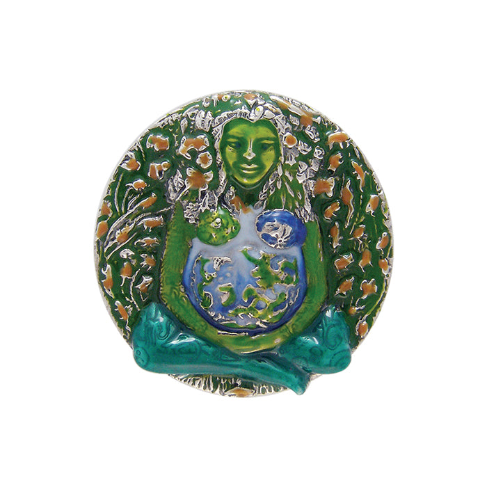 Oberon Zell Gaia Brooch TBC034