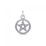 Pentacle charm in Sterling silver TC107