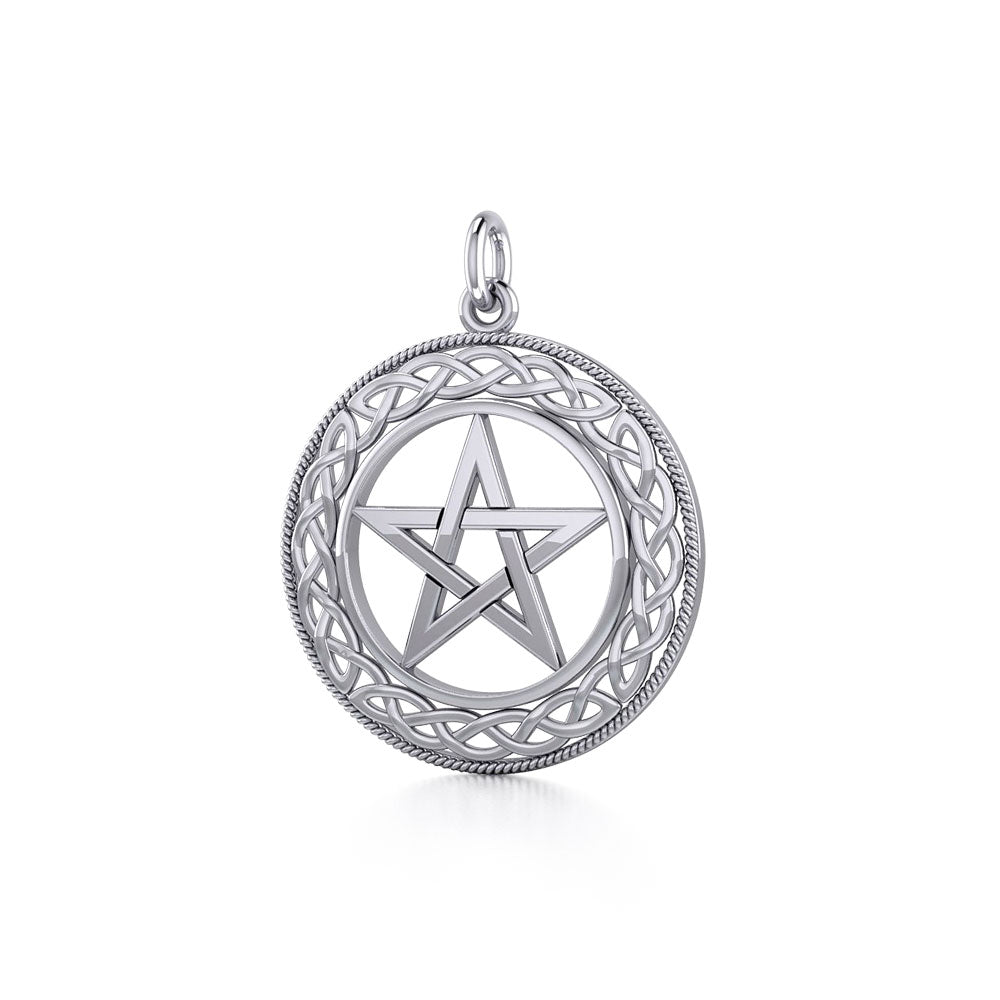 Celtic & Pentacle Sterling Silver Charm TC122