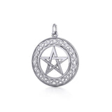 Celtic & Pentacle Sterling Silver Charm TC122