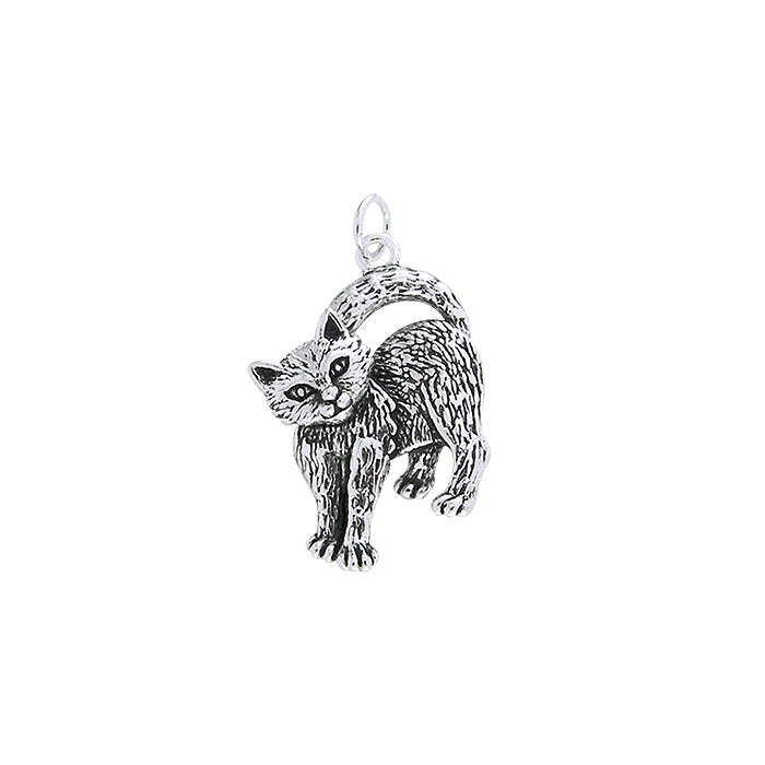 Silver Kitty Pendant TCM086