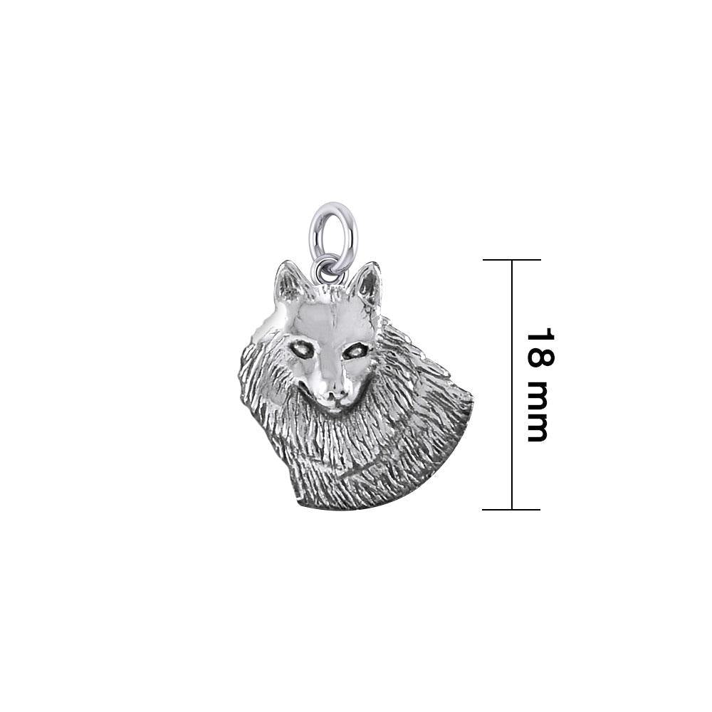 Wonderful Wolf Sterling Silver Charm TCM685 - Jewelry