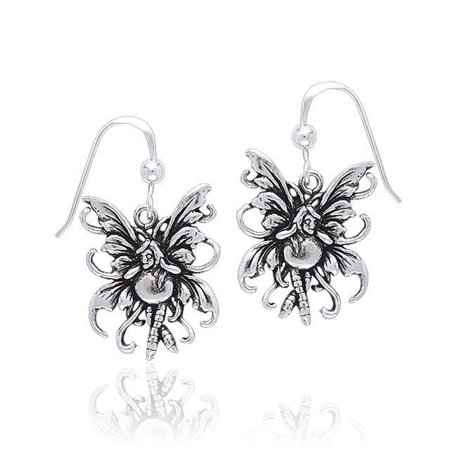 Amy Brown Bubble Rider Fairy Earrings TE2075 - Jewelry