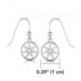 Elven Star Silver Dangle Earrings TE2807 - Jewelry
