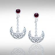 Blue Moon The Star Moon Earrings TE2909 - Jewelry