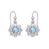 Sahasrara Crown Chakra Sterling Silver Earrings TER2045
