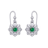 Sahasrara Crown Chakra Sterling Silver Earrings TER2045