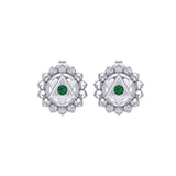 Anahata Heart Chakra Sterling Silver Post Earrings TER2048