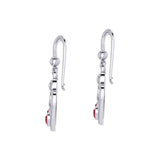Gemstone Elegance Eternal Goddess Love Sterling Silver Immortal Love Earrings by Peter Stone TER2184