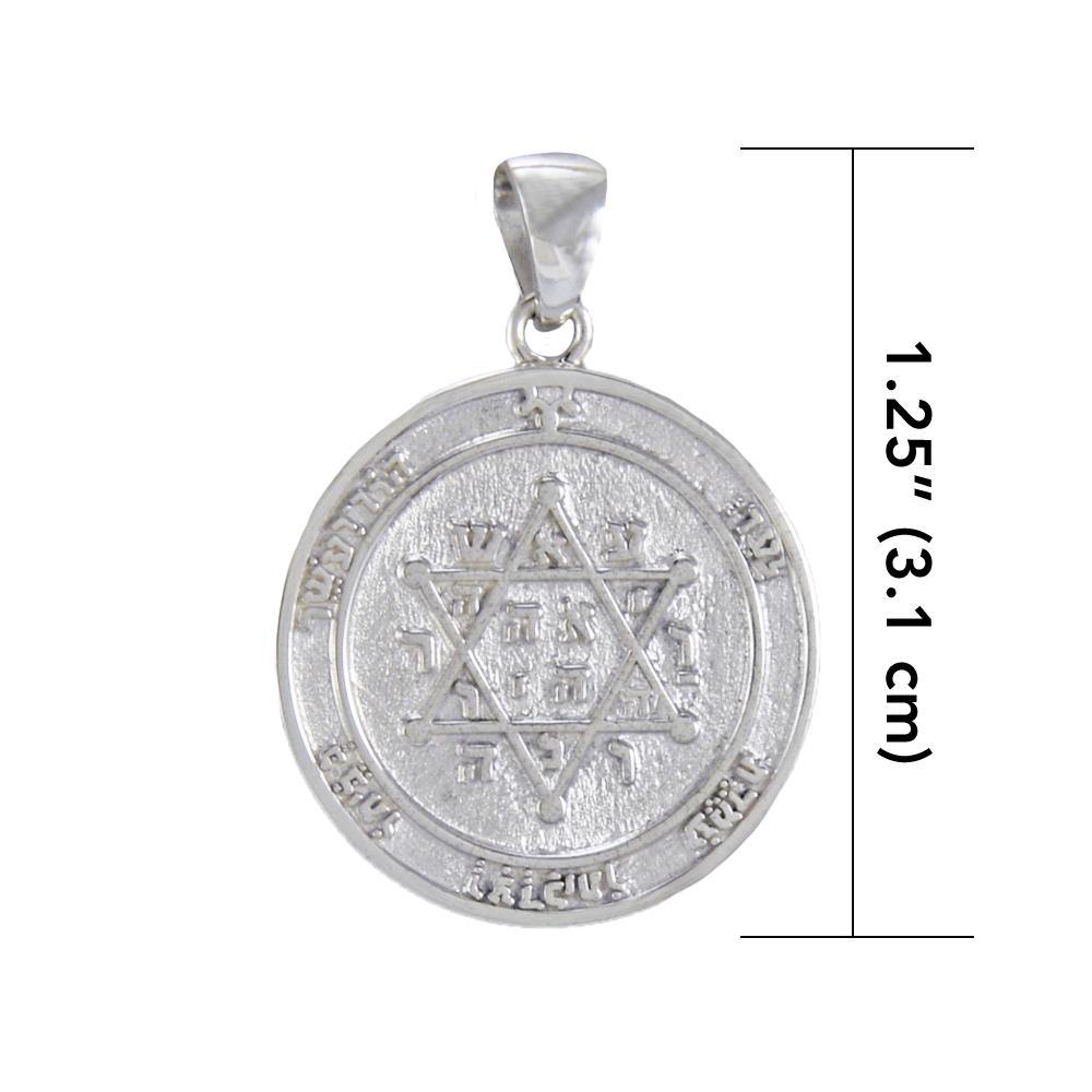The Second Pentacle of Jupiter and Saturn Key of Solomon Pendant TMD192 - Jewelry
