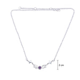 Magick Moon Silver Necklace with Gemstone TN152