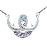 Blue Moon Silver Necklace TN262