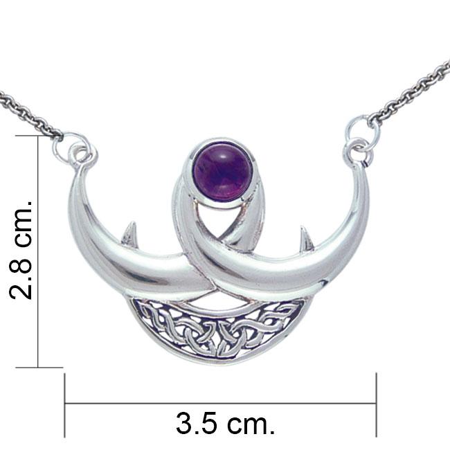 Blue Moon Silver Necklace TN262