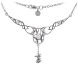 White Rabbit New Beginnings Goddess Ostara Silver Necklace TNC416P