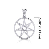 Fairy Elven Star Silver Pendant TP1208 - Jewelry