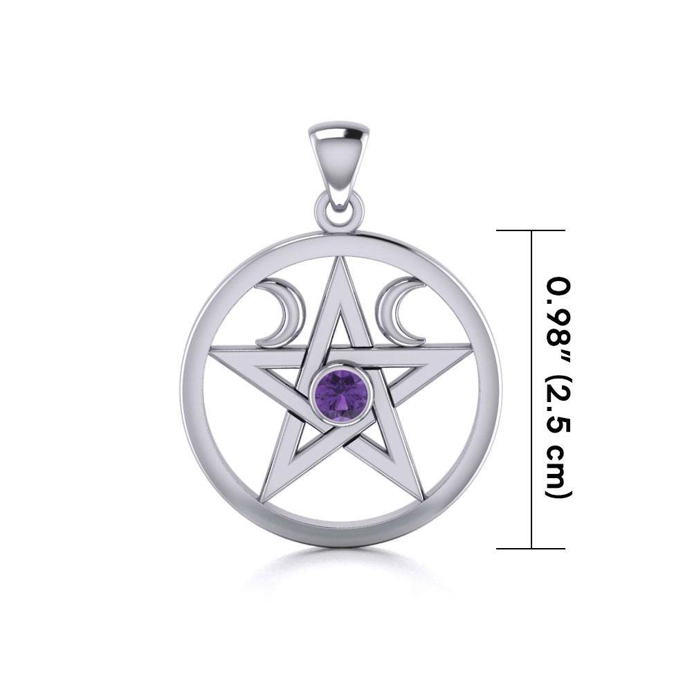 Silver The Star Pendant TP1283 - Jewelry