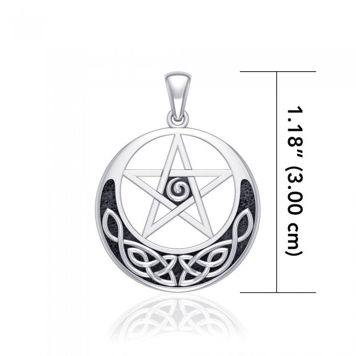 Silver Pentagram Pentacle Pendant TP1431