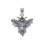 Green Man Silver Pendant TP1561 - Jewelry