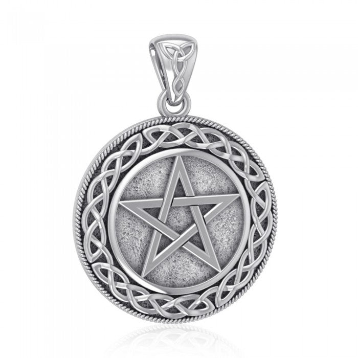 Silver Pentagram Pentacle Pendant TP202