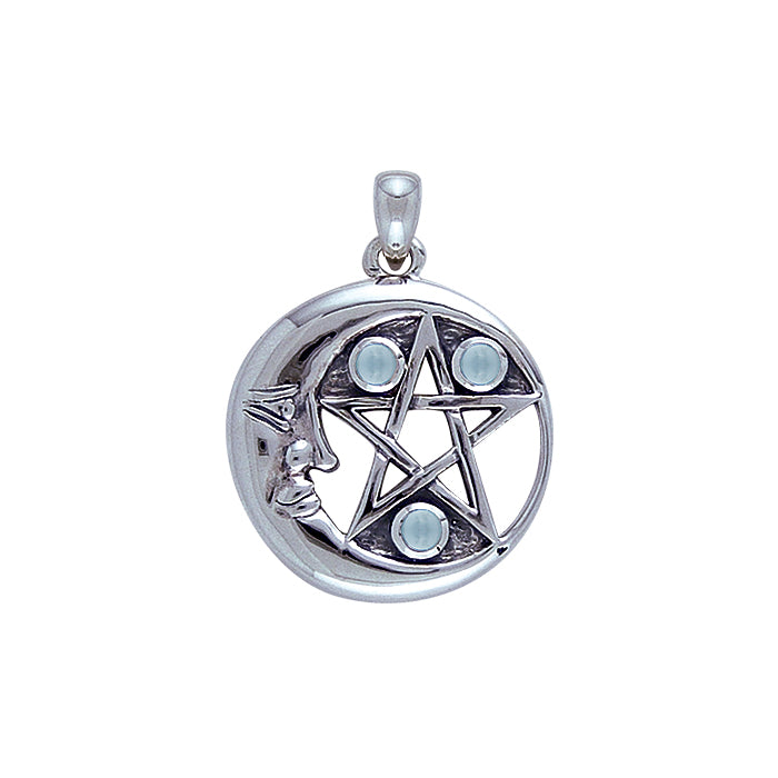Magick Moon Silver Pendant TP3143