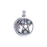 Magick Moon Silver Pendant TP3143
