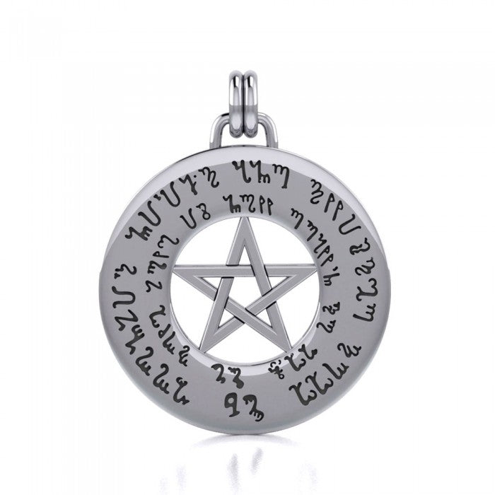 Silver Pentagram Pentacle Pendant TP3291