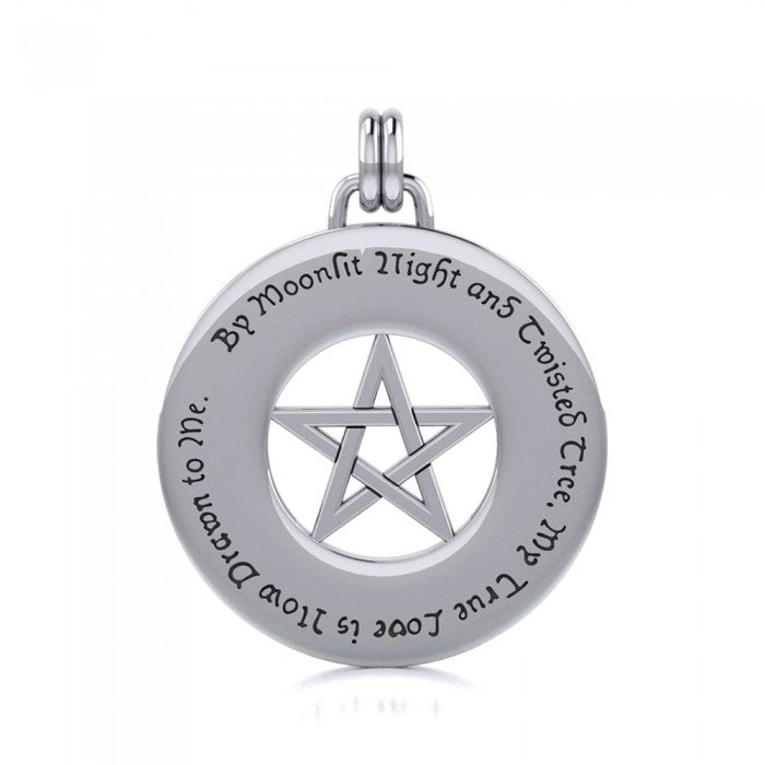 Silver Pentagram Pentacle Pendant TP3291