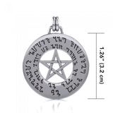 Silver Pentagram Pentacle Pendant TP3291