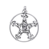Silver Pentagram Pentacle Pendant TP3299
