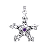 Silver Pentagram Pentacle Pendant - Magicksymbols