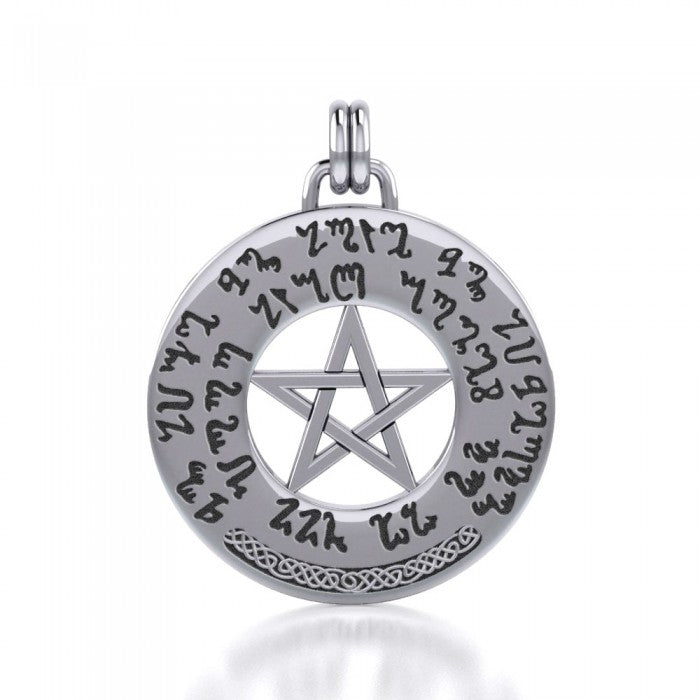 Silver Pentagram Pentacle Pendant TP3305