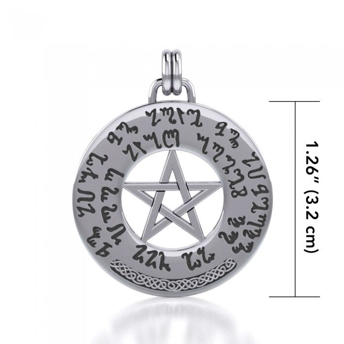 Silver Pentagram Pentacle Pendant TP3305