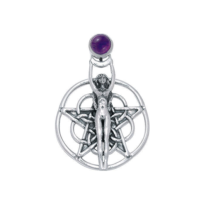 Silver Pentagram Pentacle Pendant - Magicksymbols
