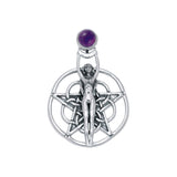 Silver Pentagram Pentacle Pendant - Magicksymbols