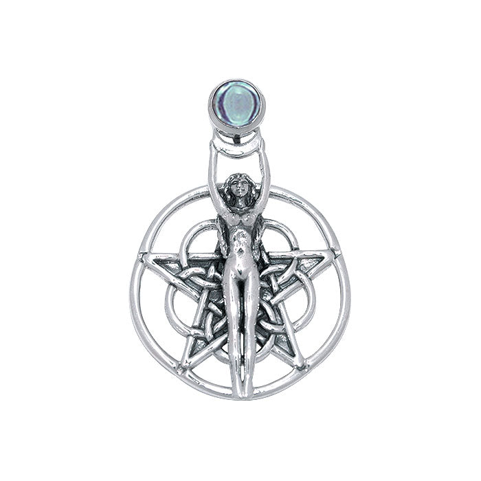 Silver Pentagram Pentacle Pendant - Magicksymbols