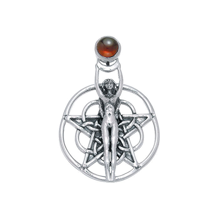 Silver Pentagram Pentacle Pendant - Magicksymbols