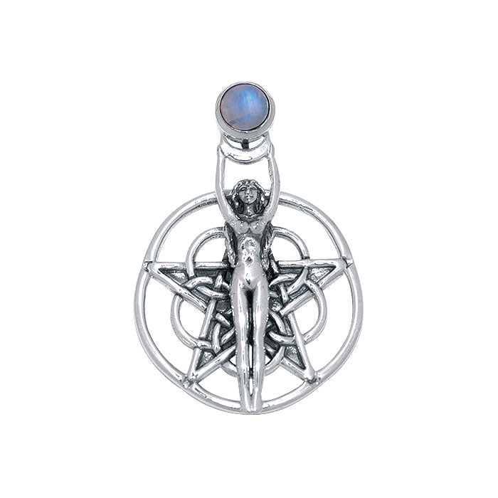 Silver Pentagram Pentacle Pendant - Magicksymbols