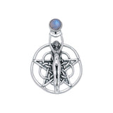 Silver Pentagram Pentacle Pendant - Magicksymbols