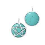 Silver Pentagram Pendant TP3379TQ