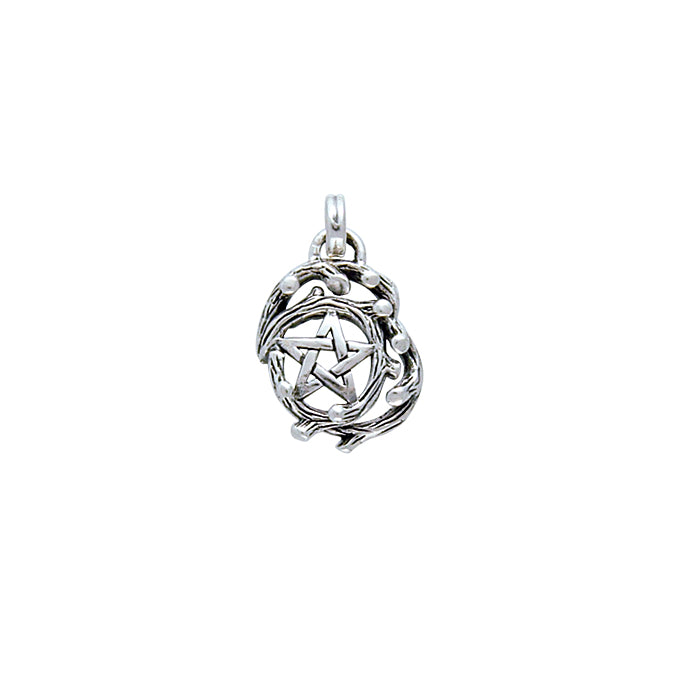 Silver Pentagram Pentacle Pendant TP3381