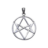 Magickal Hexagram ~ Sterling Silver Pendant TP470