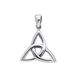 Celtic Triquetra Sterling Silver Pendant TP479
