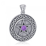 Silver Pentagram Pentacle Pendant TP568