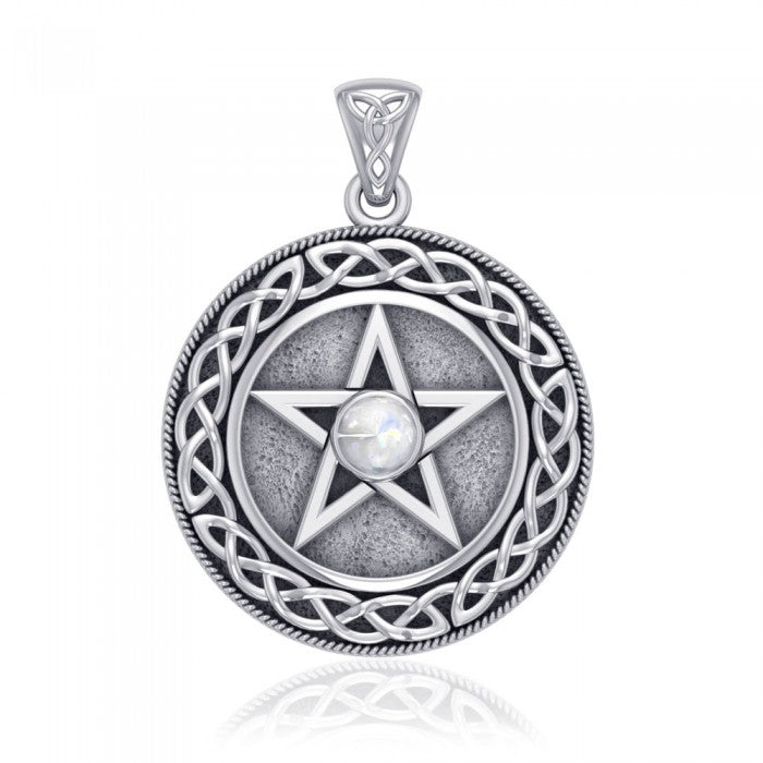 Silver Pentagram Pentacle Pendant  TP568
