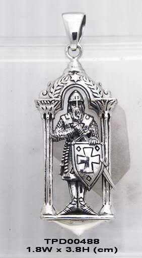 Brigid Ashwood Knights Templar Pendant TPD488