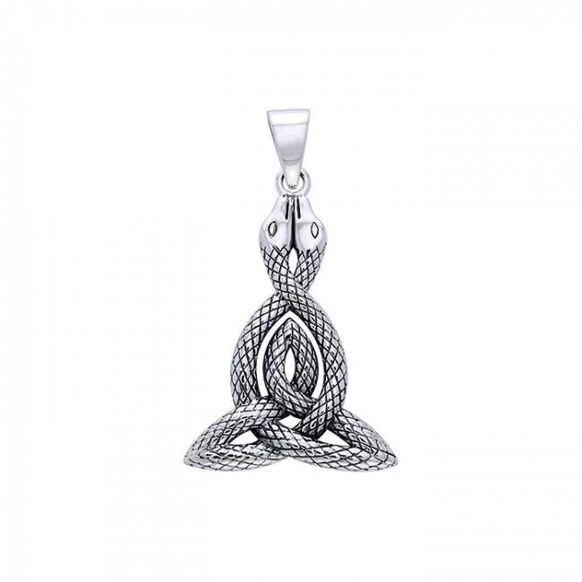 Celtic Trinity Knot Snake Pendant TPD1108 - Jewelry